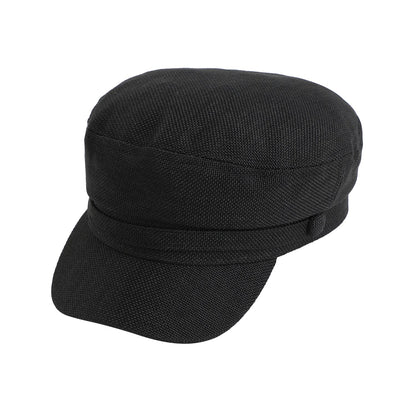 Solid Black Bretan Cap