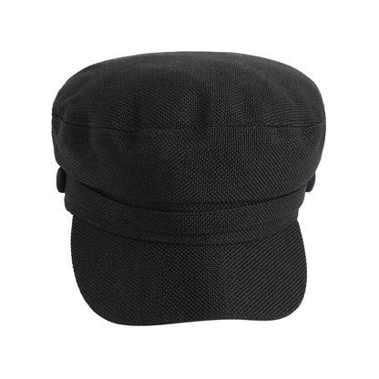 Solid Black Bretan Cap