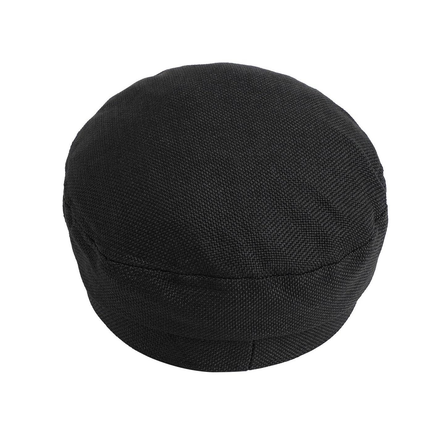 Solid Black Bretan Cap