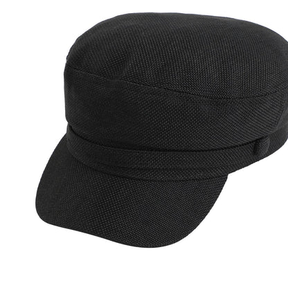 Solid Black Bretan Cap