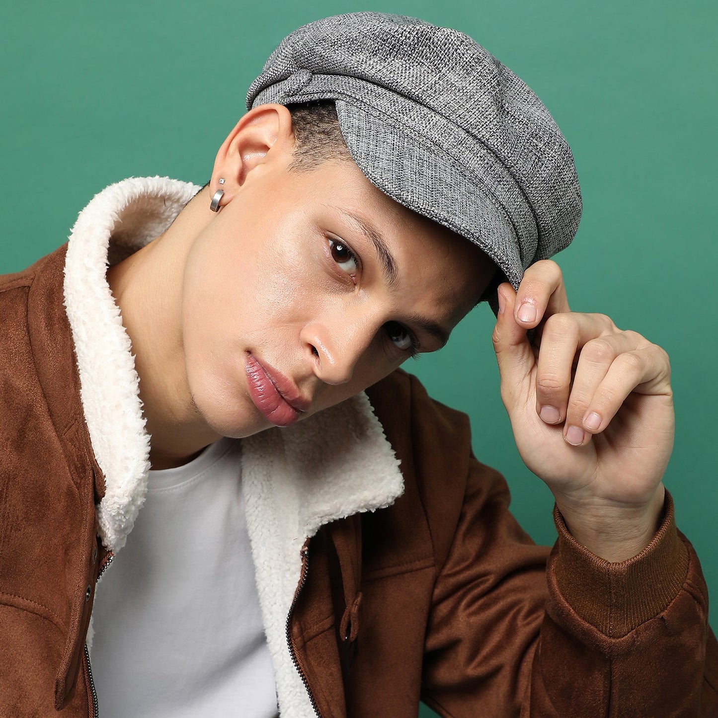 Solid Grey Bretan Cap