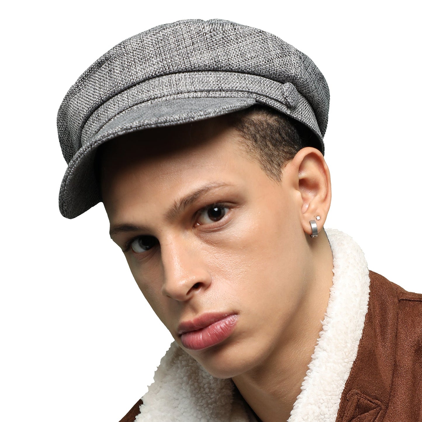 Solid Grey Bretan Cap