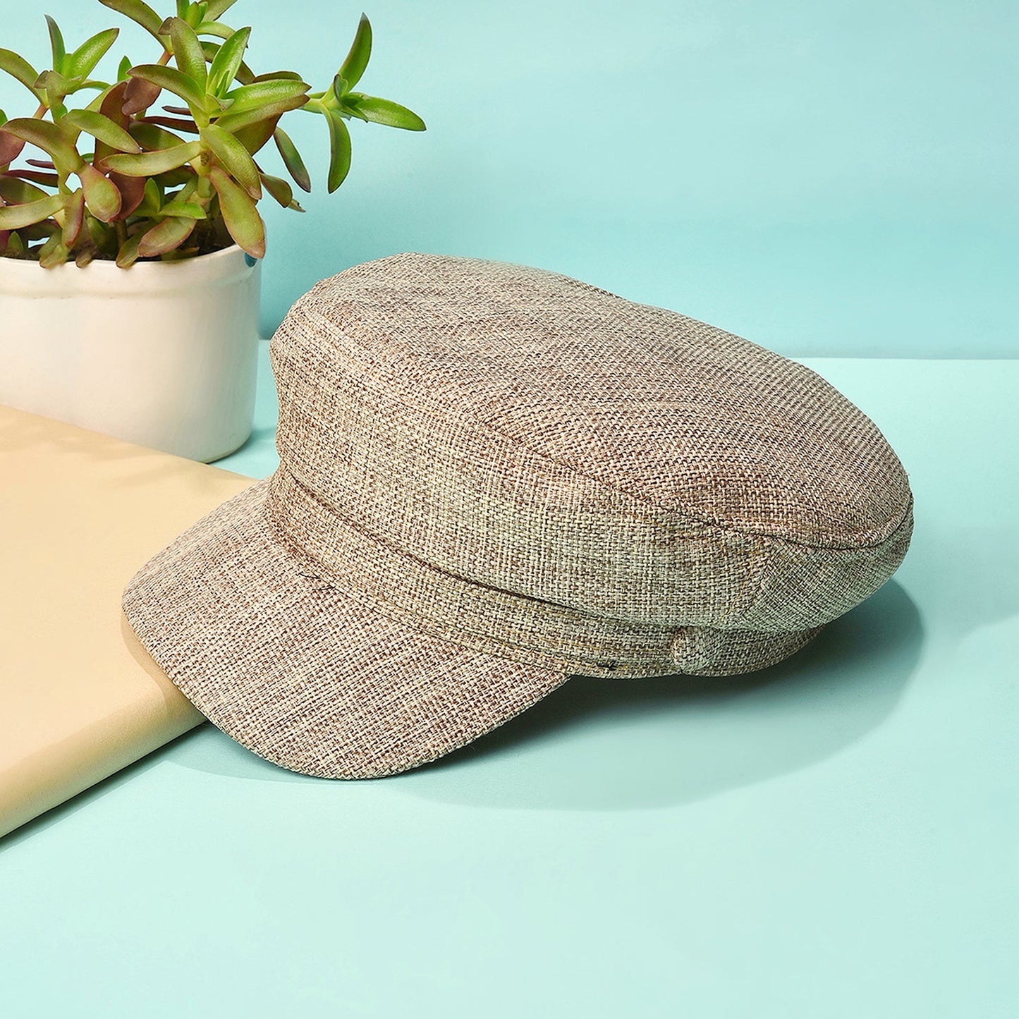 Solid Brown Bretan Cap