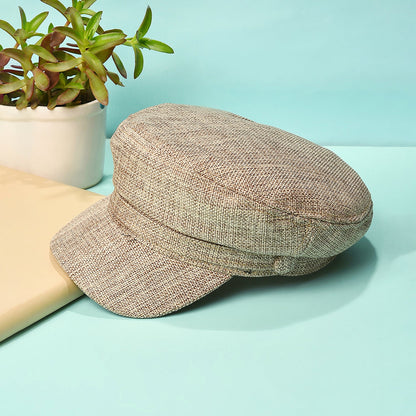 Solid Brown Bretan Cap