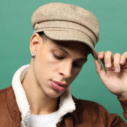 Solid Brown Bretan Cap