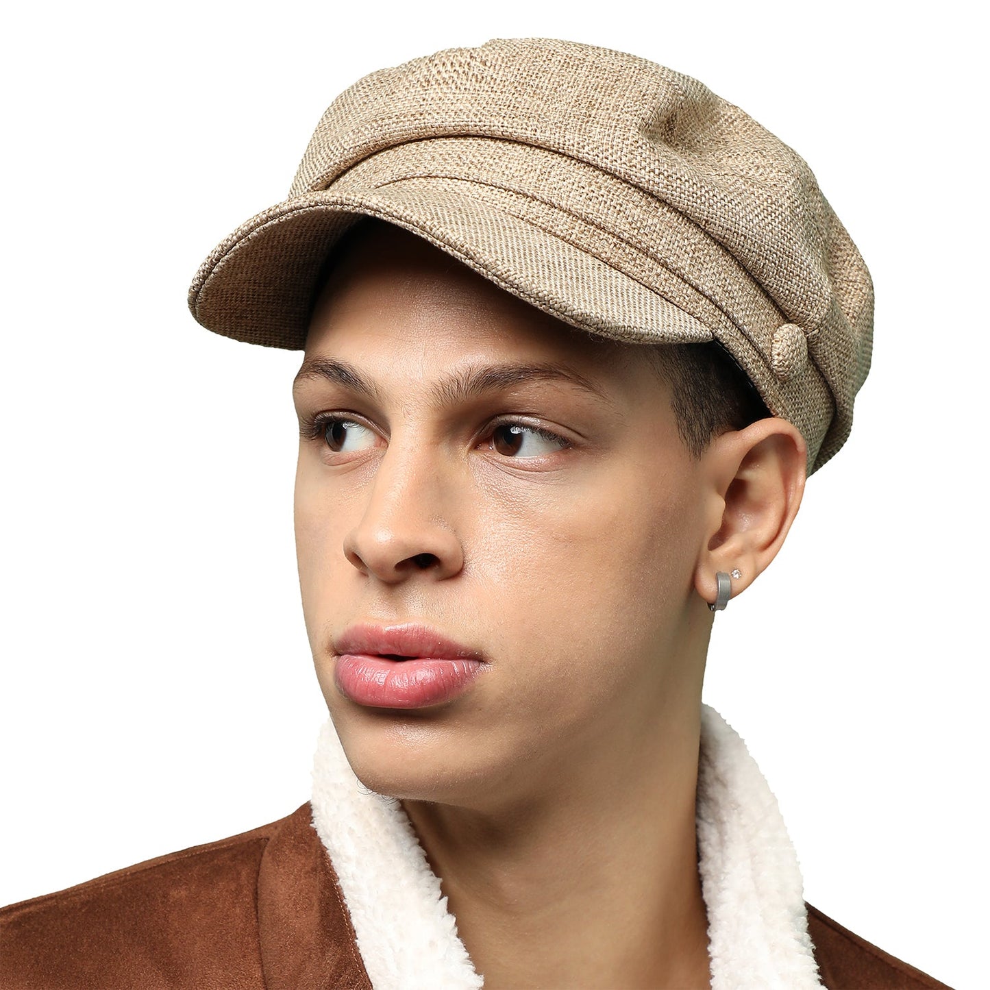 Solid Brown Bretan Cap