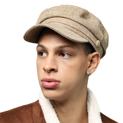 Solid Brown Bretan Cap