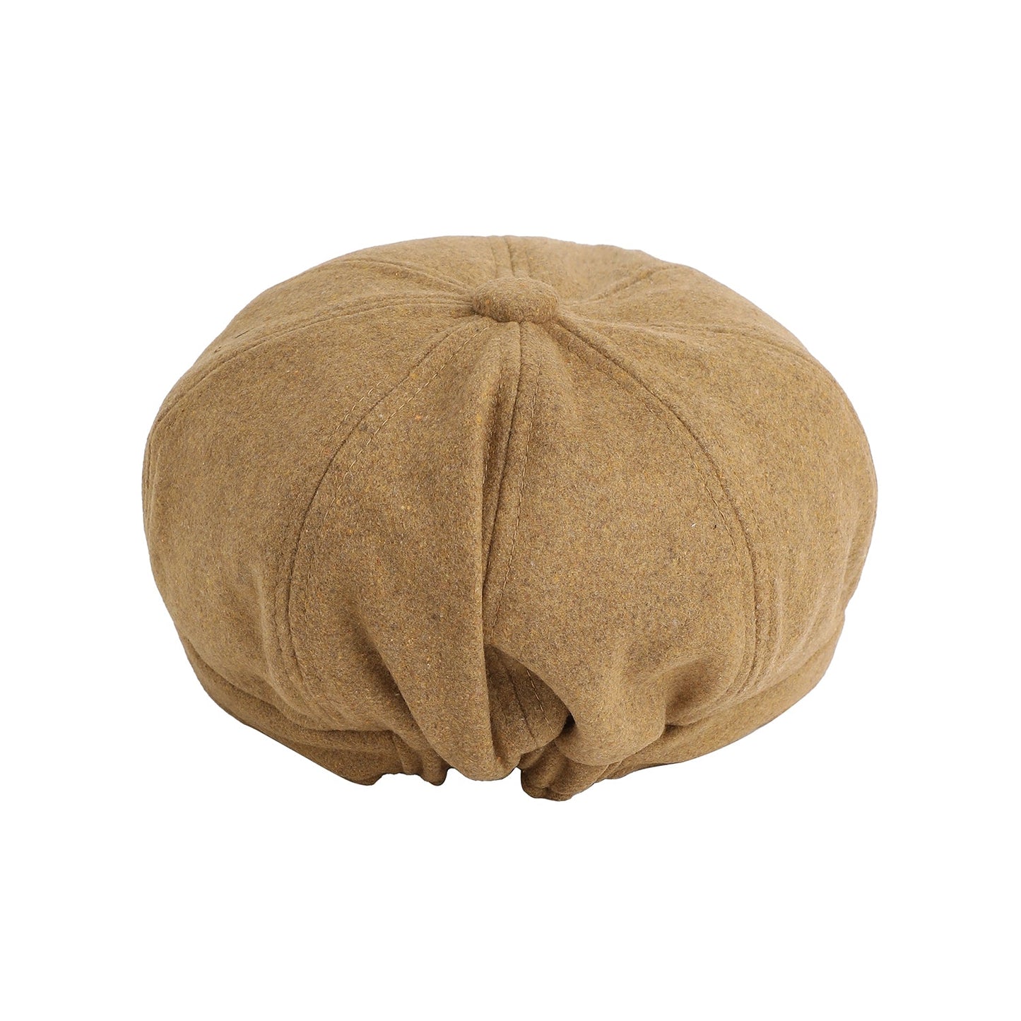 Solid Mustard Newsboy Cap