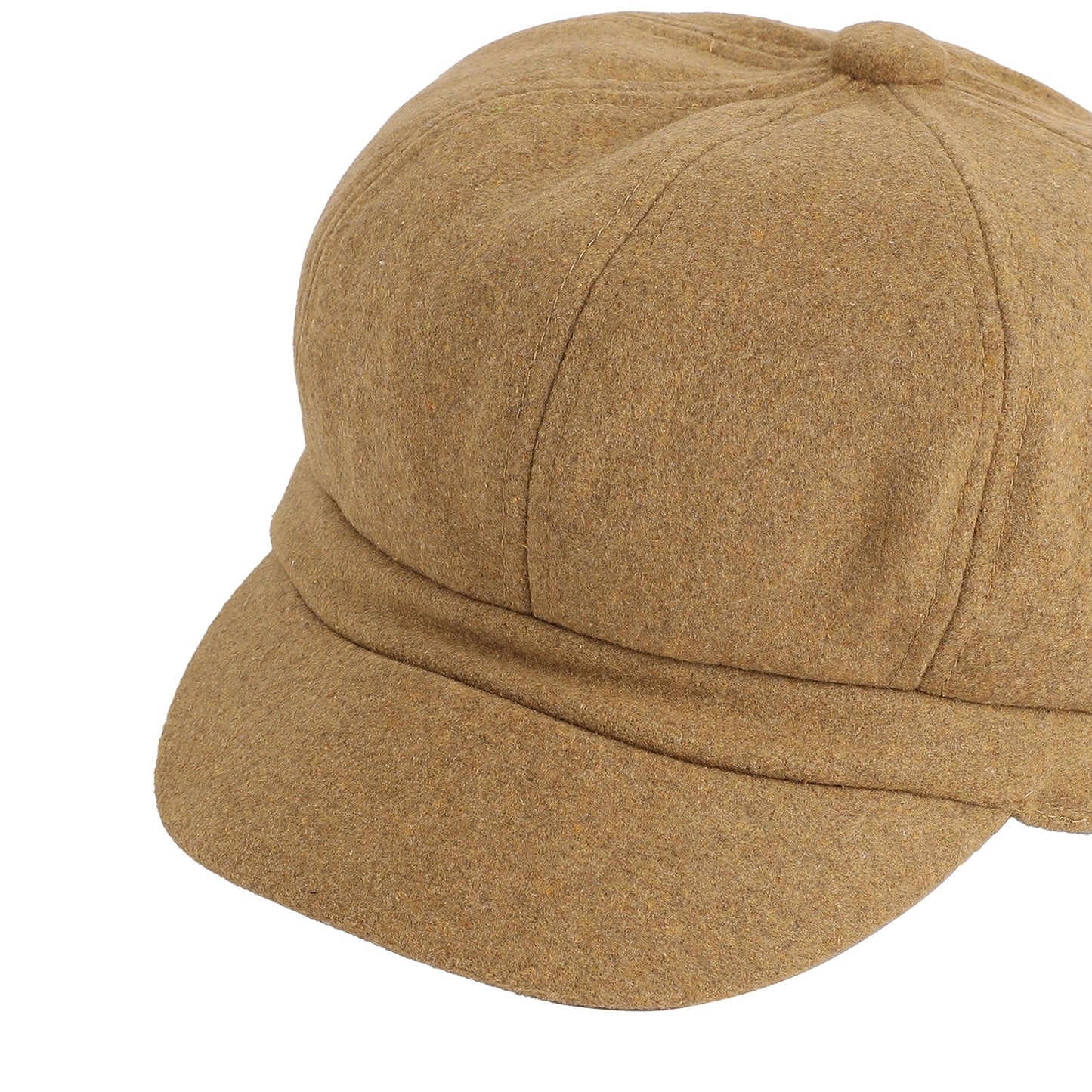 Solid Mustard Newsboy Cap