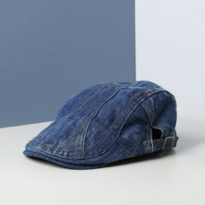 Blue Denim Driver Cap