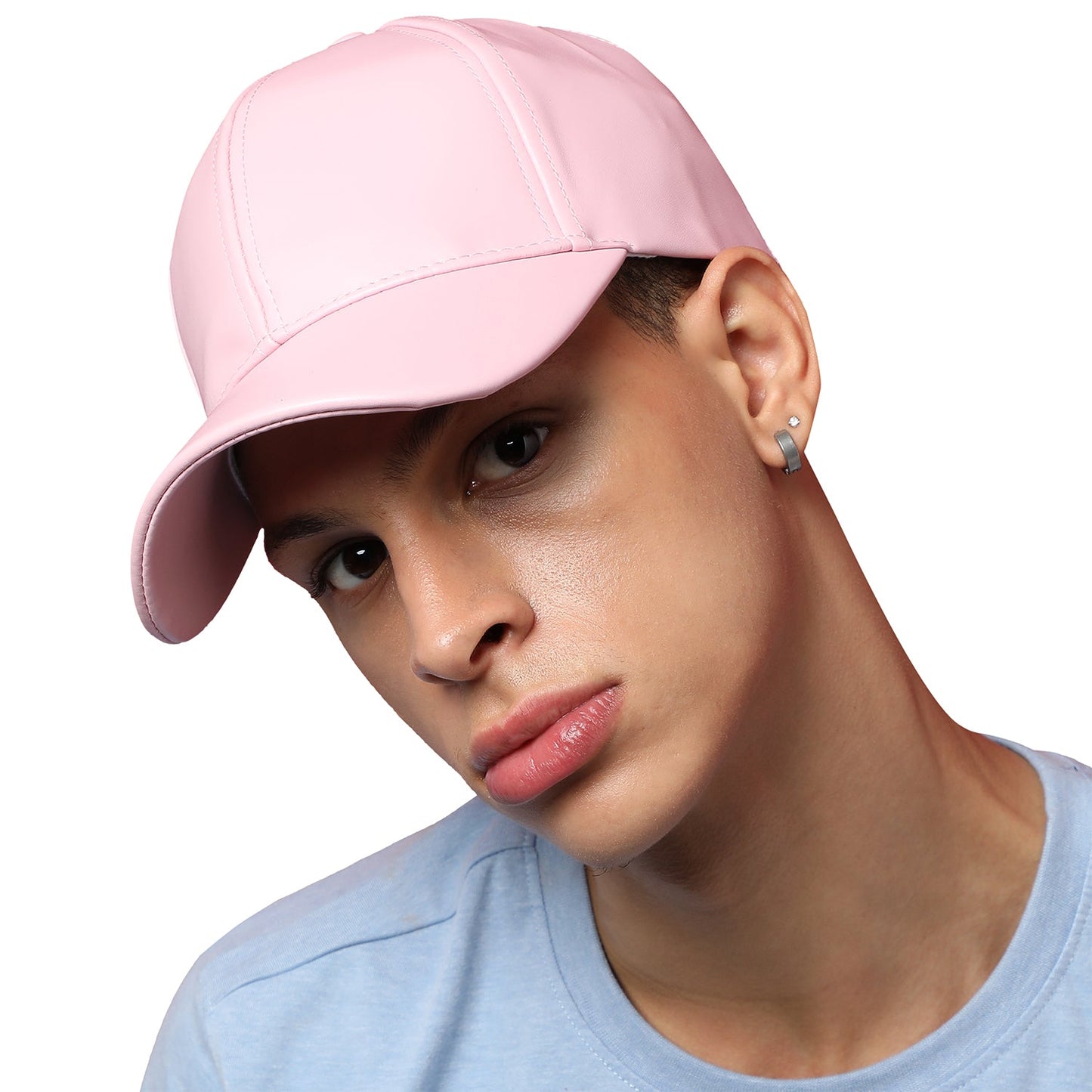 Pink Solid Baseball Cap
