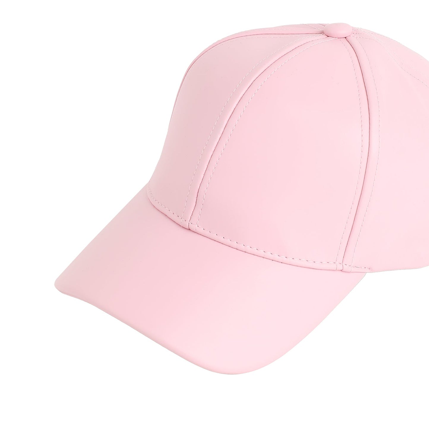 Pink Solid Baseball Cap