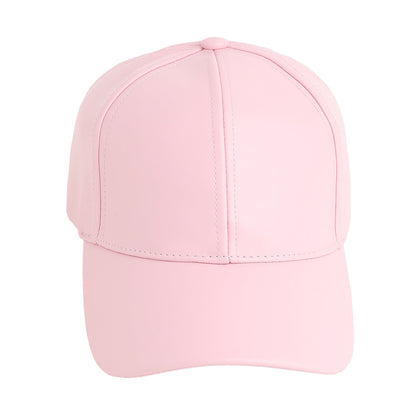 Pink Solid Baseball Cap