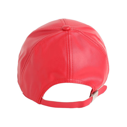 Red Solid Baseball Cap