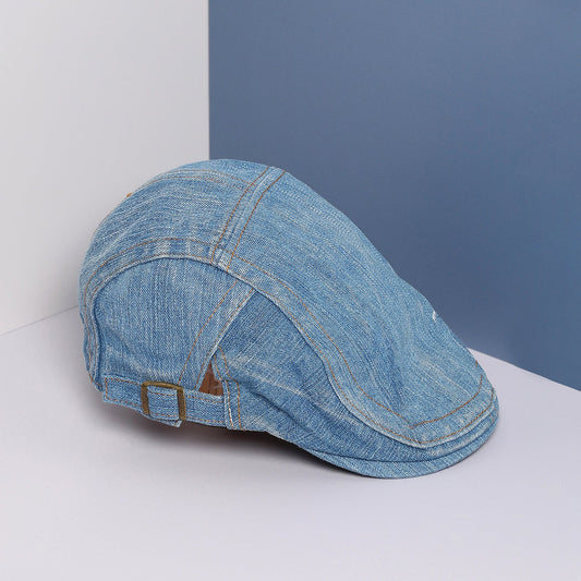 Blue Denim Driver Cap
