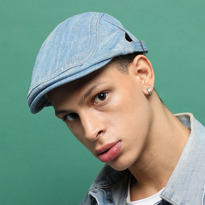 Blue Denim Driver Cap