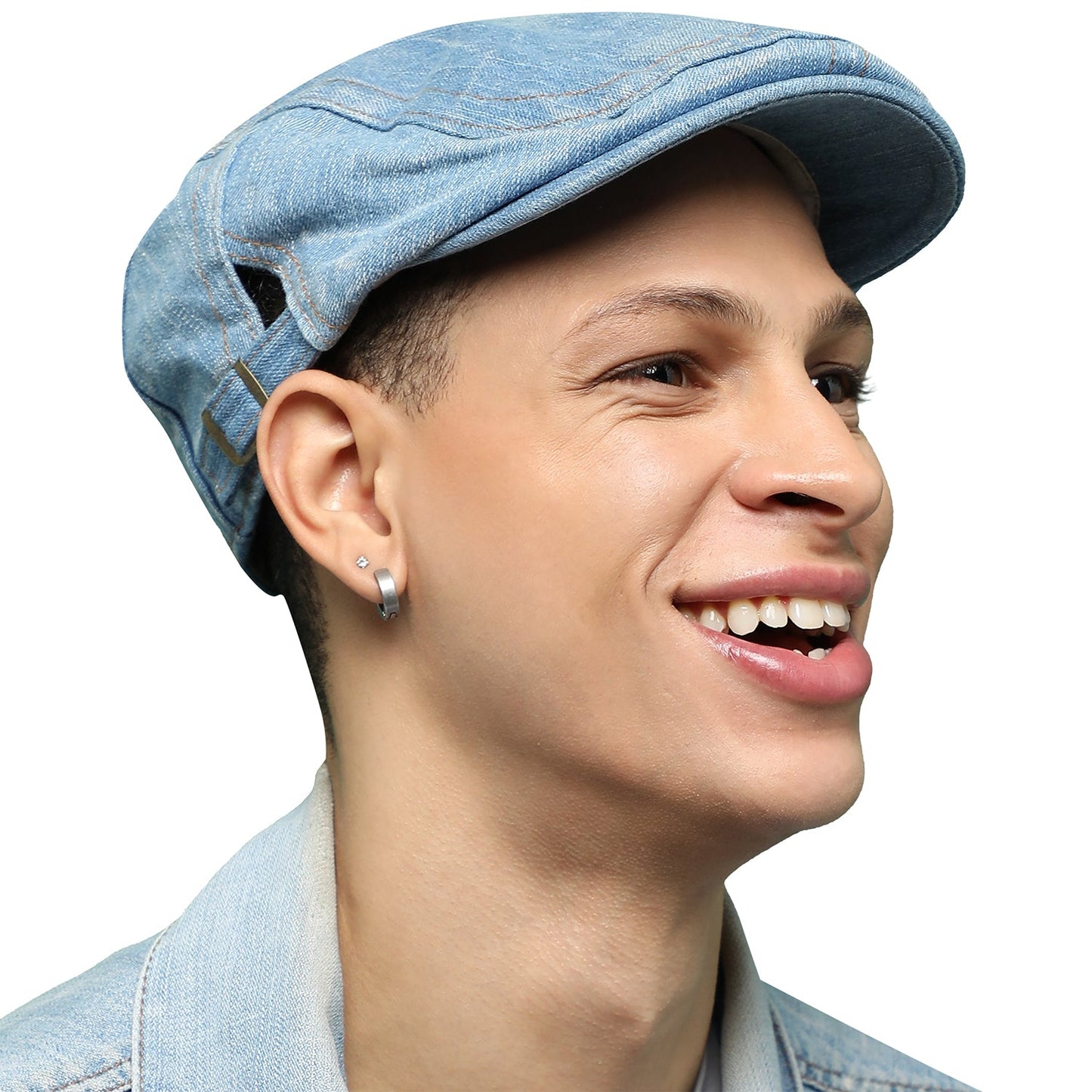 Blue Denim Driver Cap