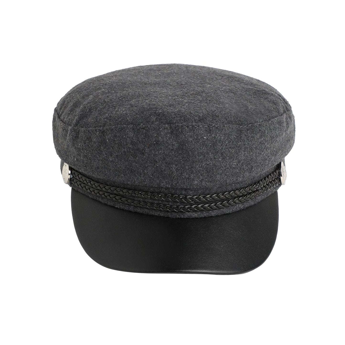Solid Black Bretan Cap