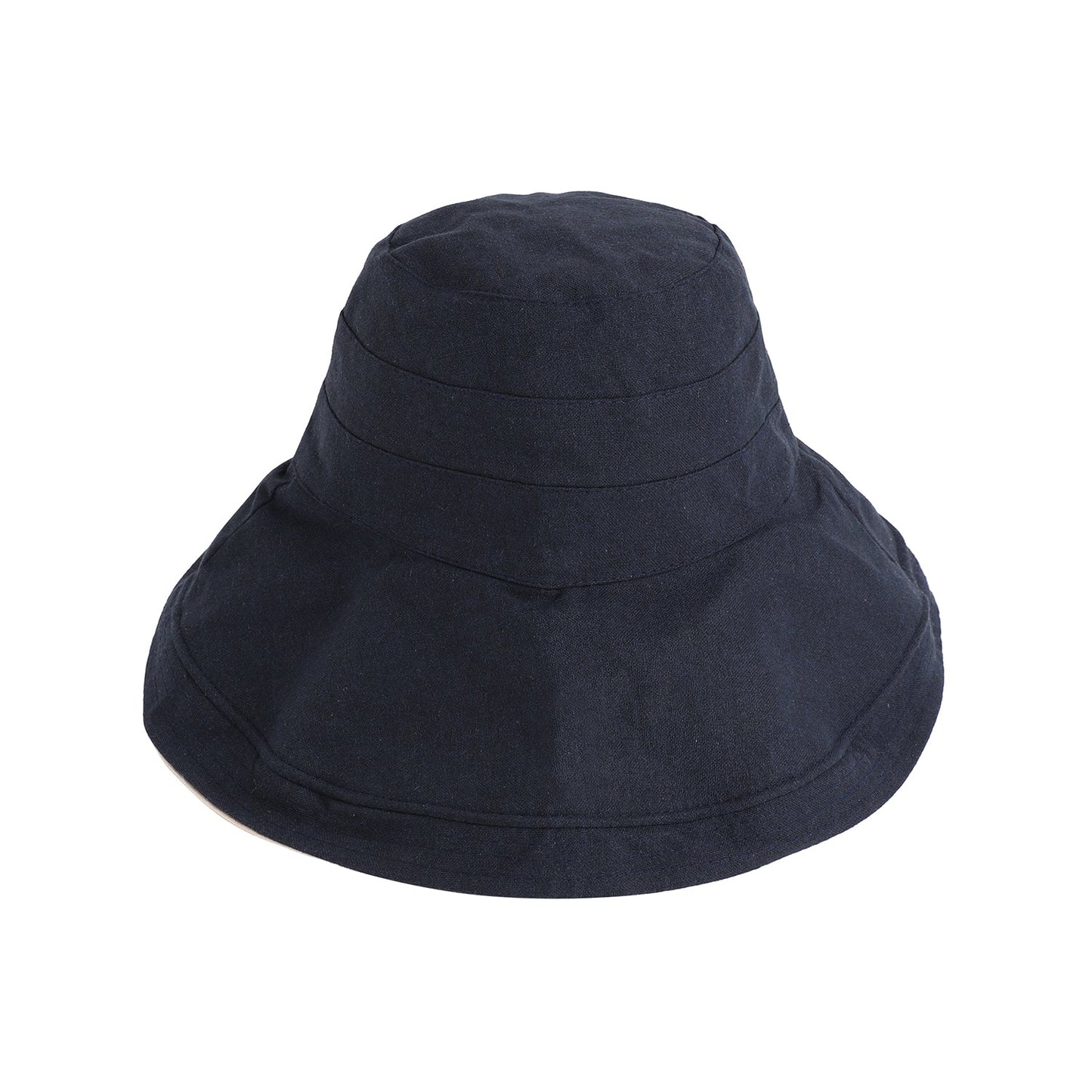 Blue Solid Bucket Hat