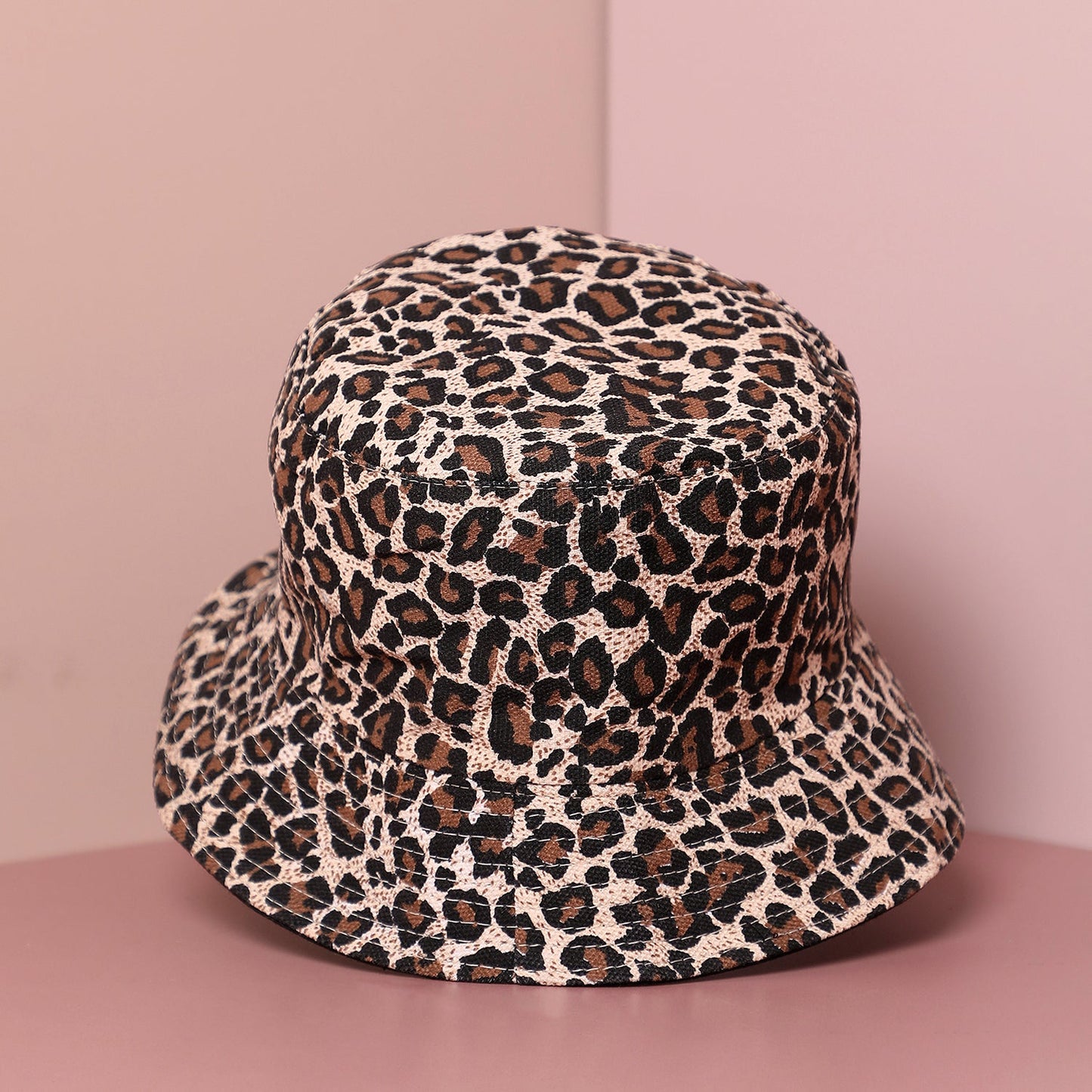 Multicolour Animal Print Bucket Hat