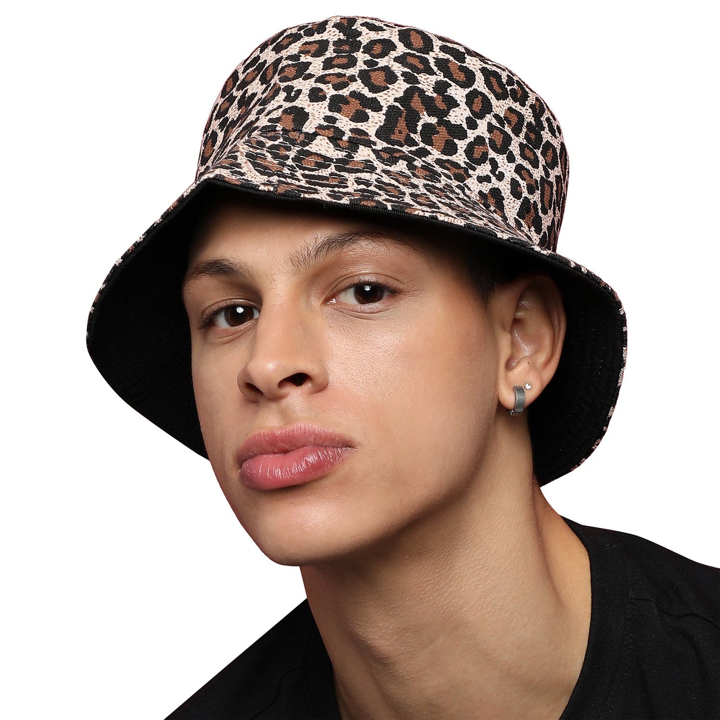 Multicolour Animal Print Bucket Hat
