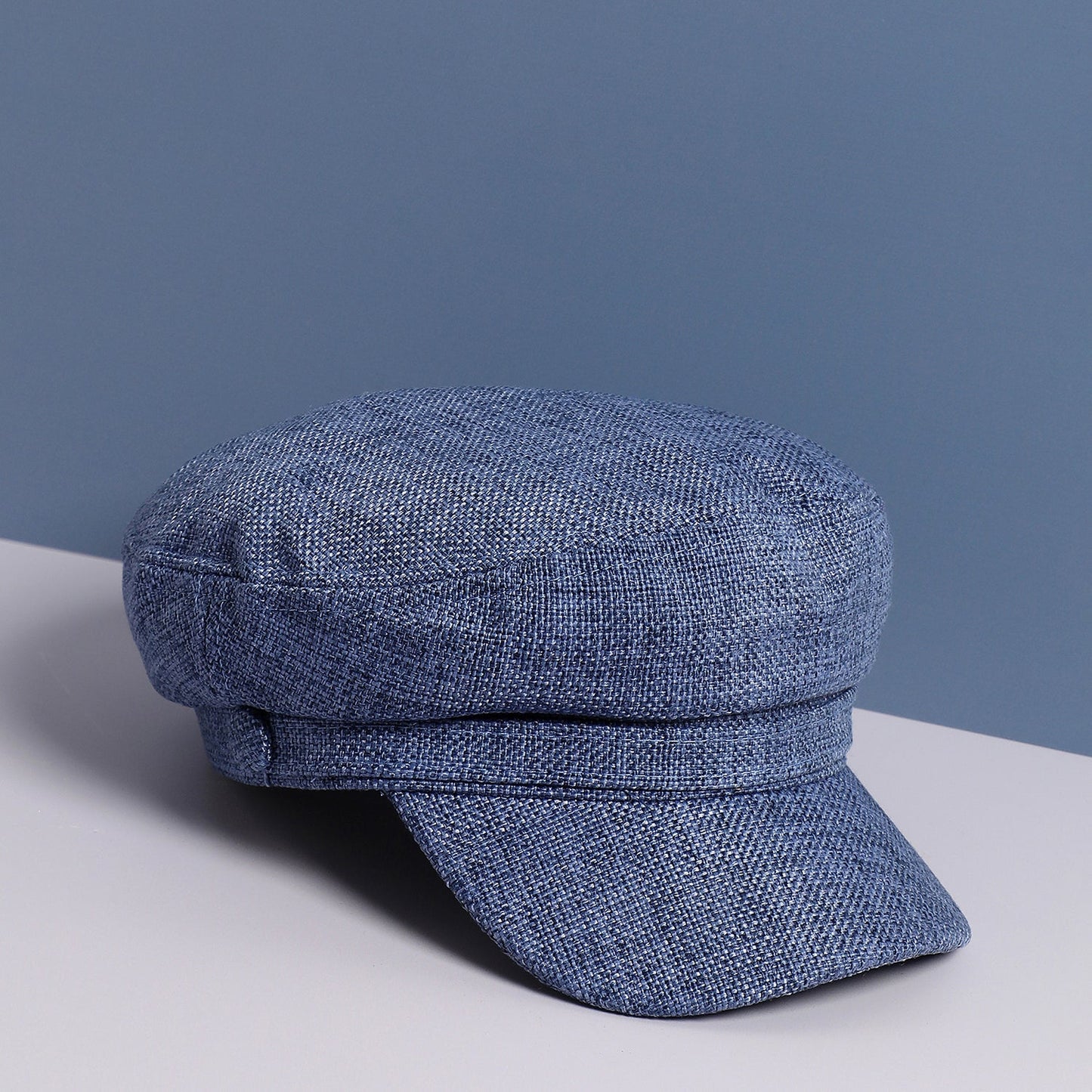 Solid Blue Bretan Cap