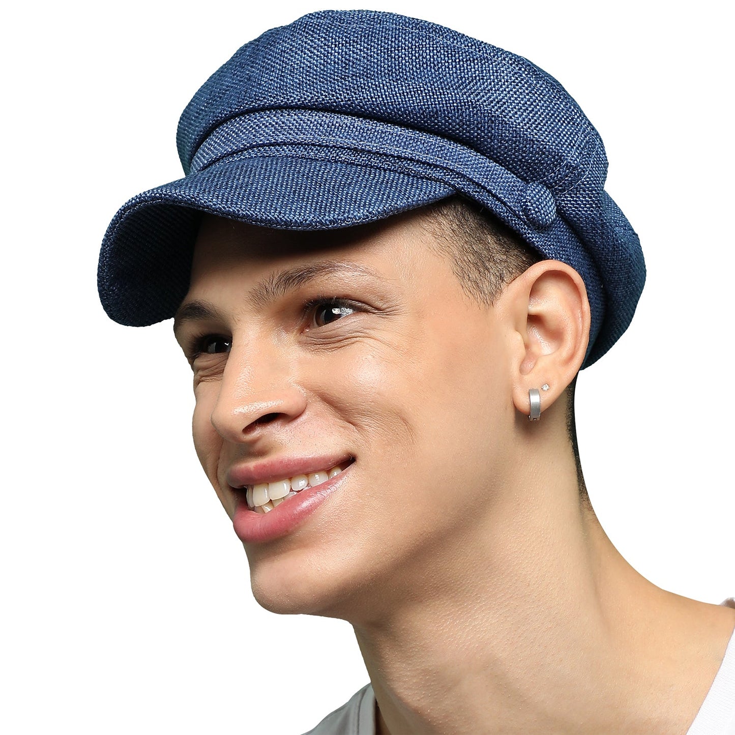 Solid Blue Bretan Cap