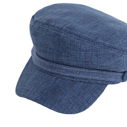 Solid Blue Bretan Cap