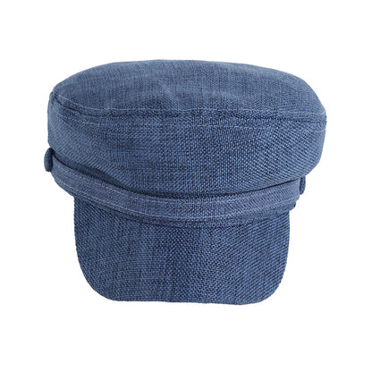 Solid Blue Bretan Cap