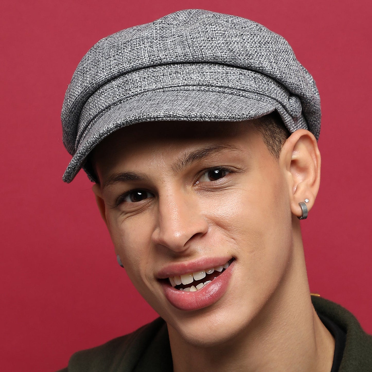 Solid Grey Bretan Cap