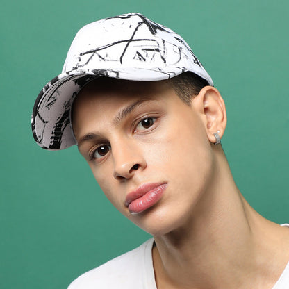 Multicolour Printed Baseball Cap