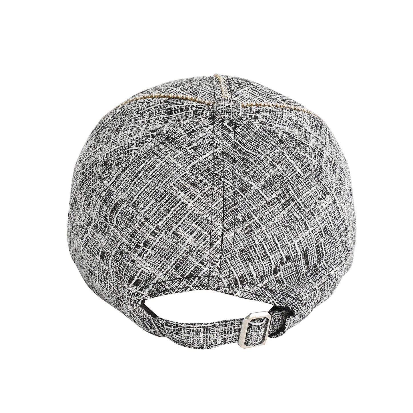 Grey Textured Baseball Cap
