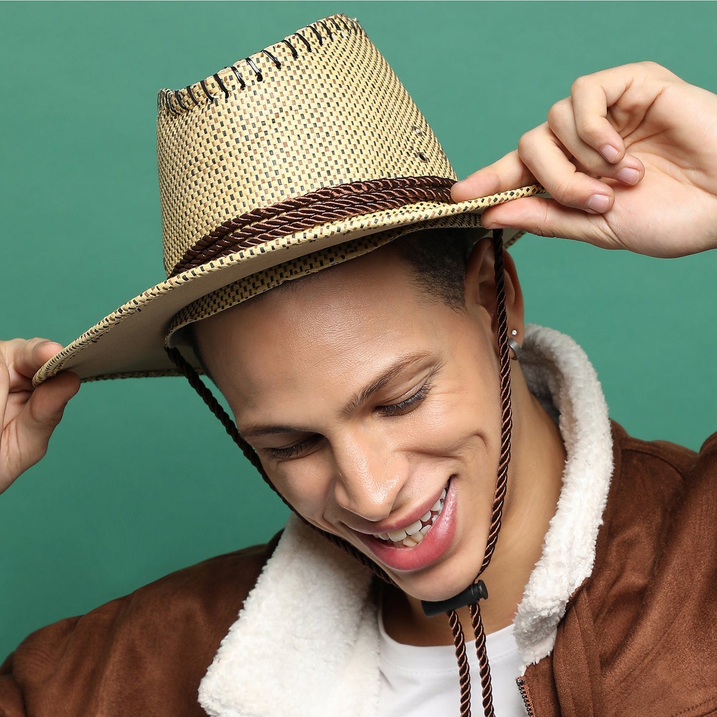 Yellow Textured Cowboy Hat