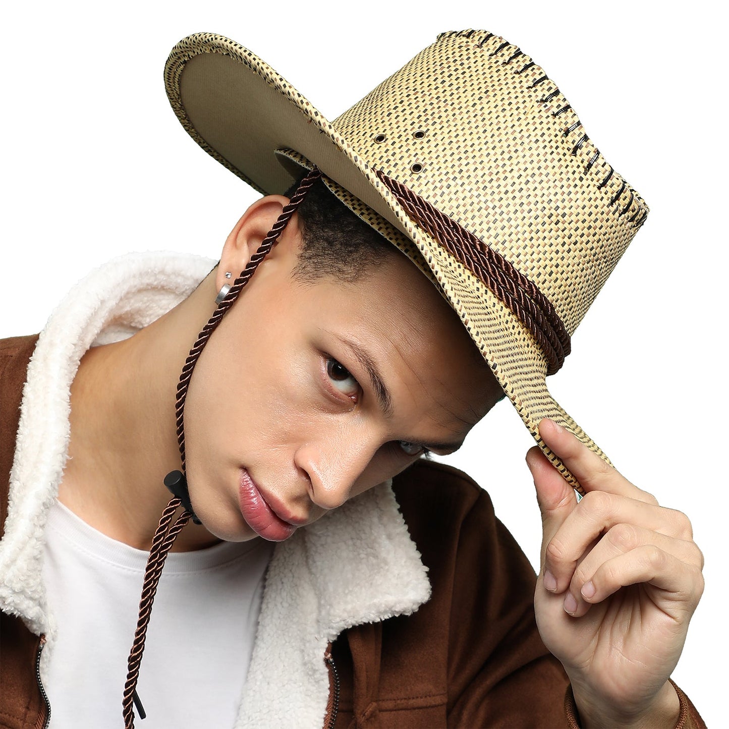 Yellow Textured Cowboy Hat