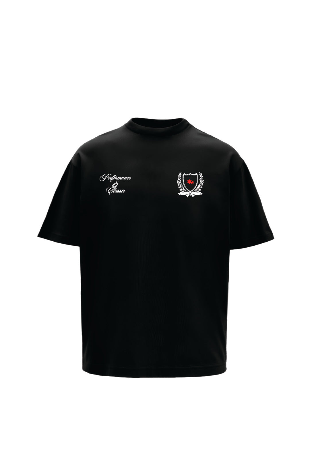 Adrenaline Rush Black Oversized Printed T-Shirt Main Character