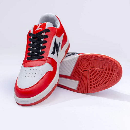 Red Pulse Low Ankle Sneakers