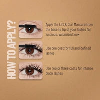 Swiss Beauty Lift & Curl Volume Lash 4D Waterproof Mascara - Black