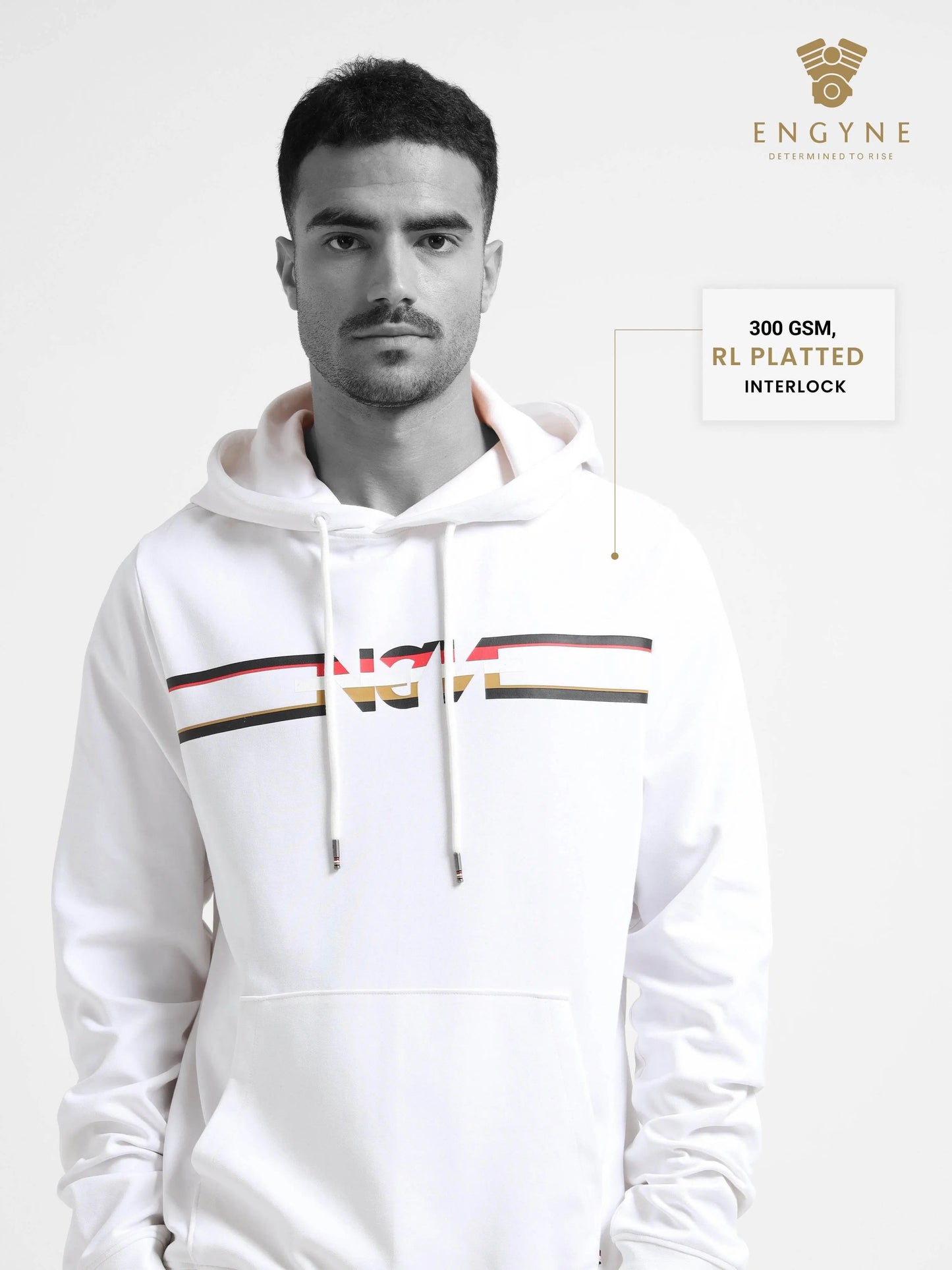 white hoodie