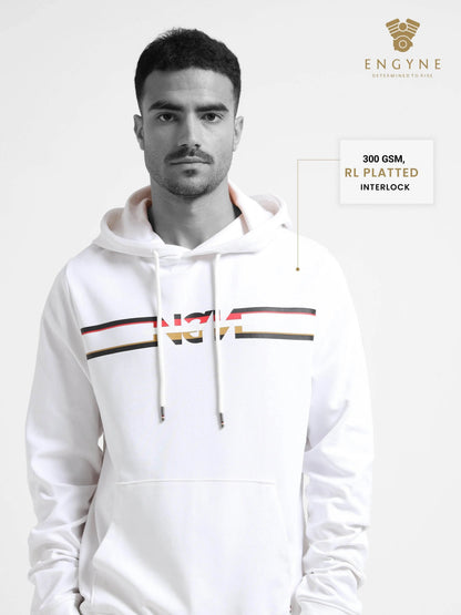 white hoodie