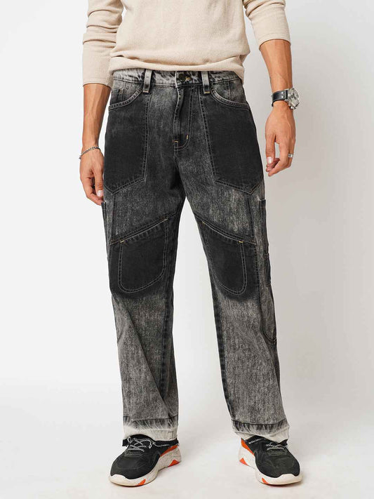 Men's Gray Scale Straight Fit B5IVE