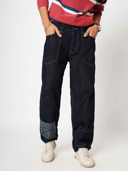 Men's Sketchy Blues Baggy Fit Jeans B5IVE