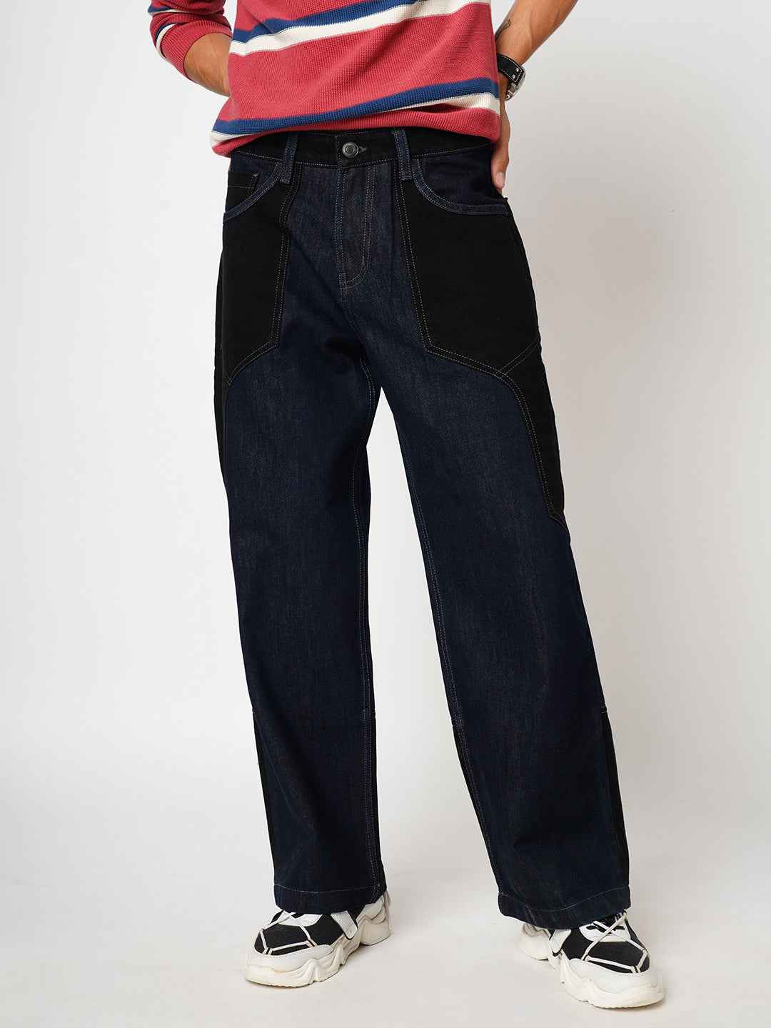 Men's Dark Remix Straight Fit Jeans B5IVE