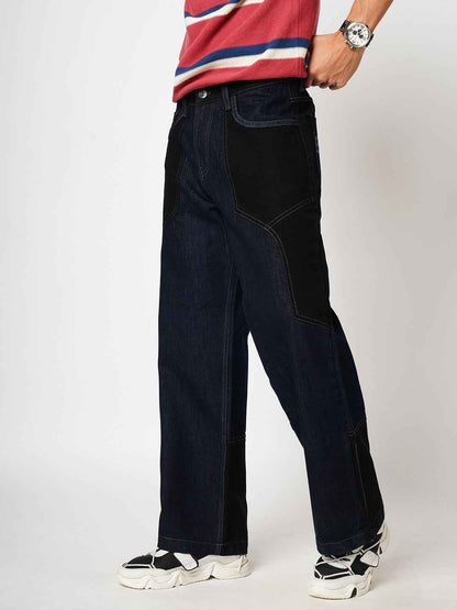 Men's Dark Remix Straight Fit Jeans B5IVE