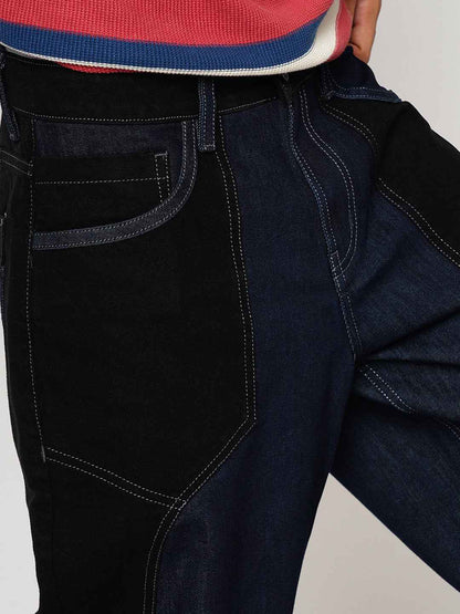 Men's Dark Remix Straight Fit Jeans B5IVE