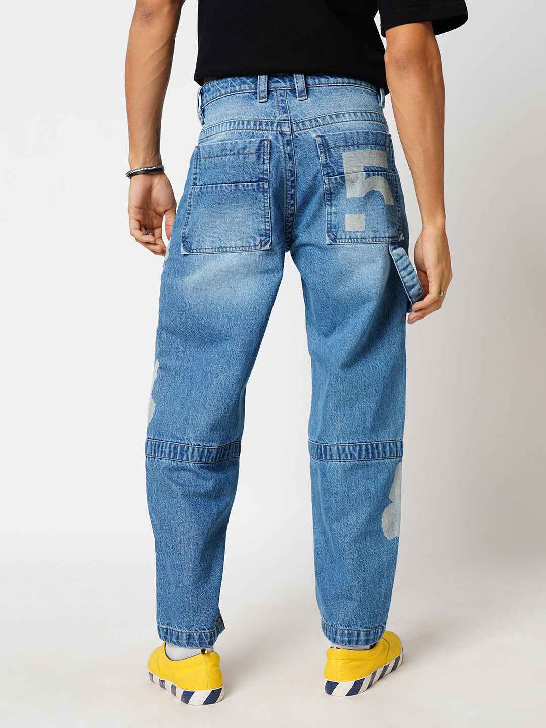 Men's Butterfly Effect Baggy Fit Jeans B5IVE