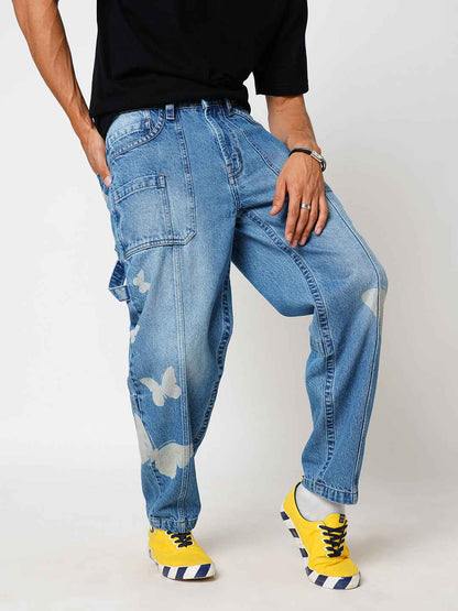 Men's Butterfly Effect Baggy Fit Jeans B5IVE