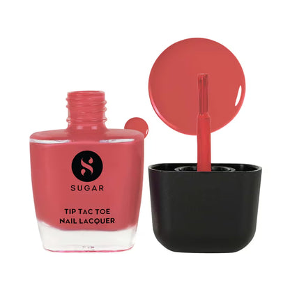 Sugar Cosmetics Tip Tac Toe Nail Lacquer Classic - 31 Tangerine Treat 9 MILLI_LITRE