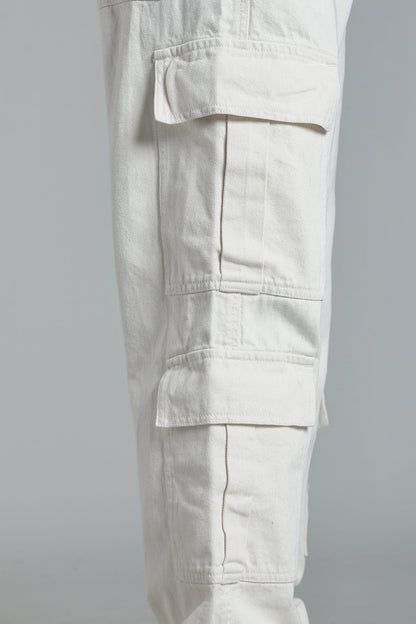 8 Pocket Cargo Denim | Baggy Fit Jeans | Off-White