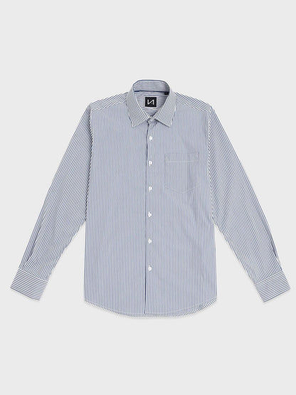 Earthy Stripes - White and Navy