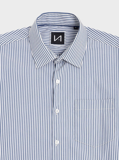 Earthy Stripes - White and Navy